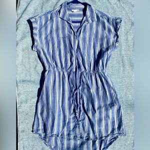 *Japna* Striped Shirt Dress Large